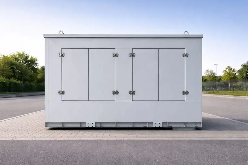7.5 ton LPG tank skid – back view