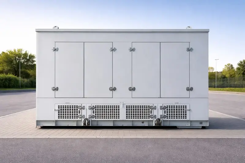 7.5 ton LPG tank skid – front view