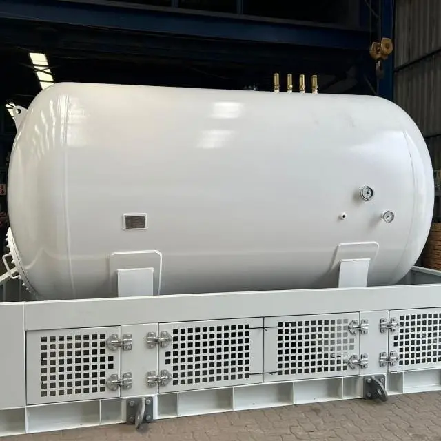7.5 ton LPG tank skid – inside view