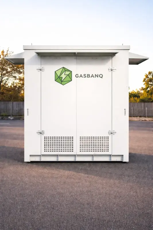 Gas Banq filling skid – front view